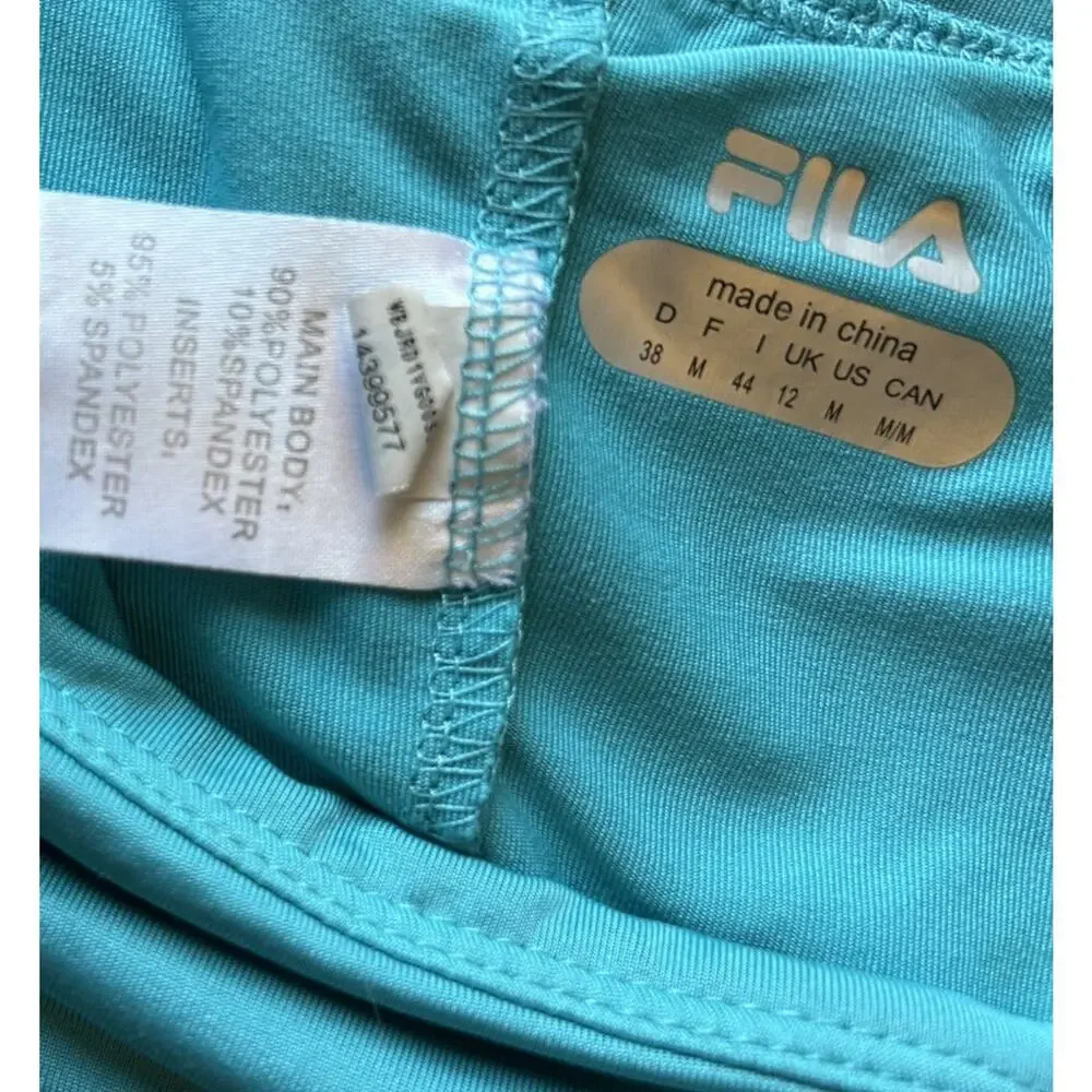 Y2K retro Fila Women’s Tennis skort Mini Skirt Golf Pickleball fairy textured M